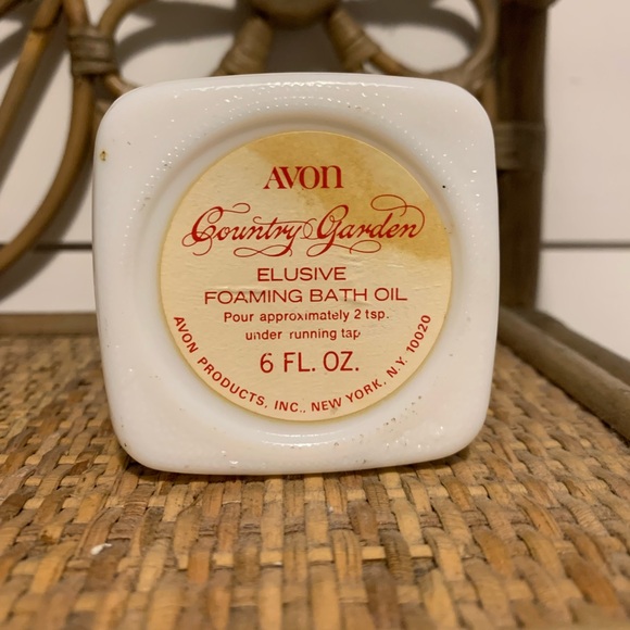 Avon Country Garden Floral Ceramic Jar with Lid - Picture 3 of 6